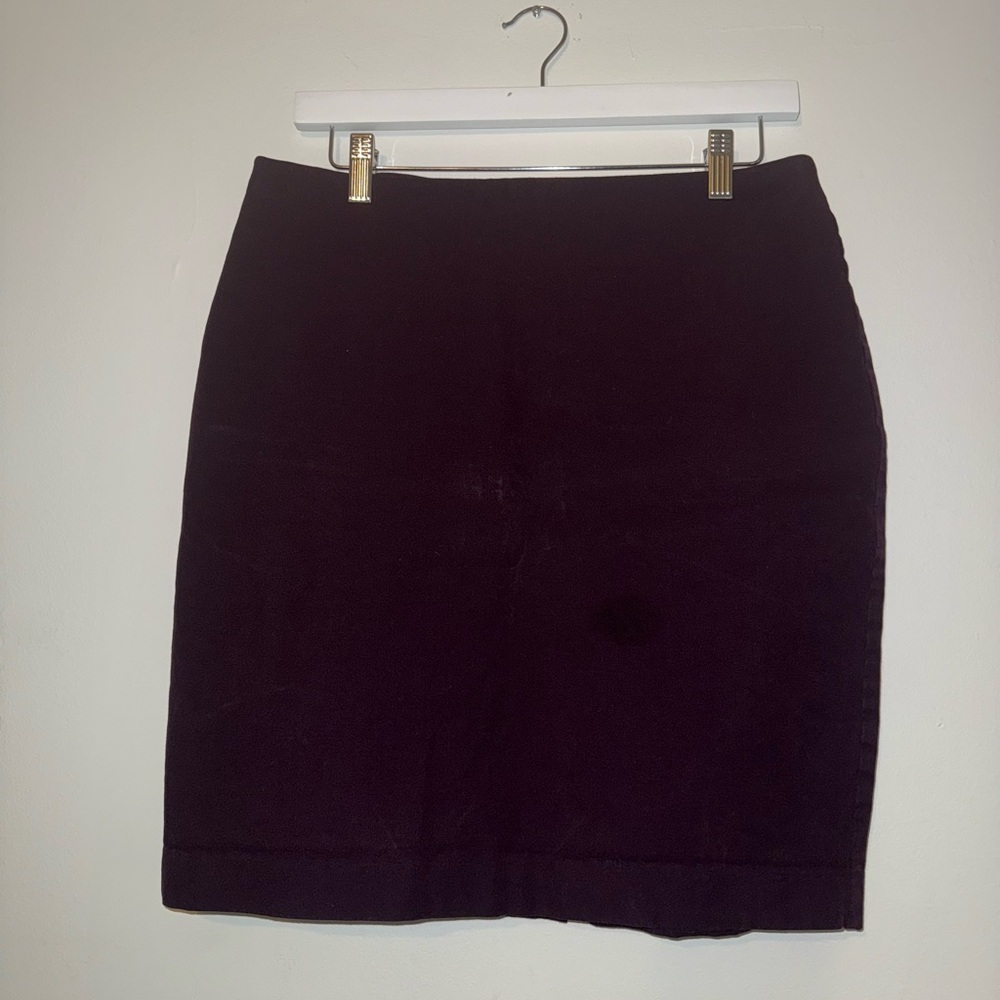 Banana Republic Dark Purple Pencil Skirt